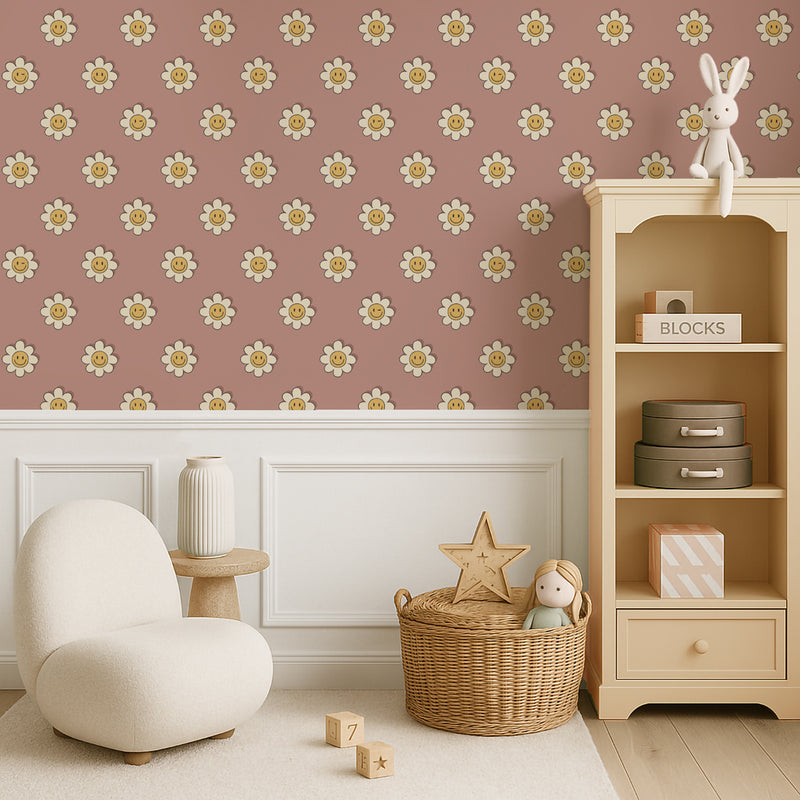 Wallpaper on roll - Dandy Daisy