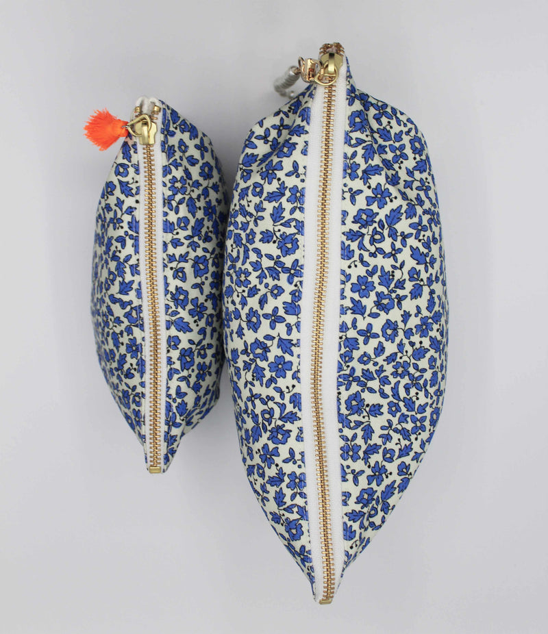 Pouch - Ditsy Daisy Blue