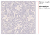 Papier peint en rouleau - Donna Floral lilas doux