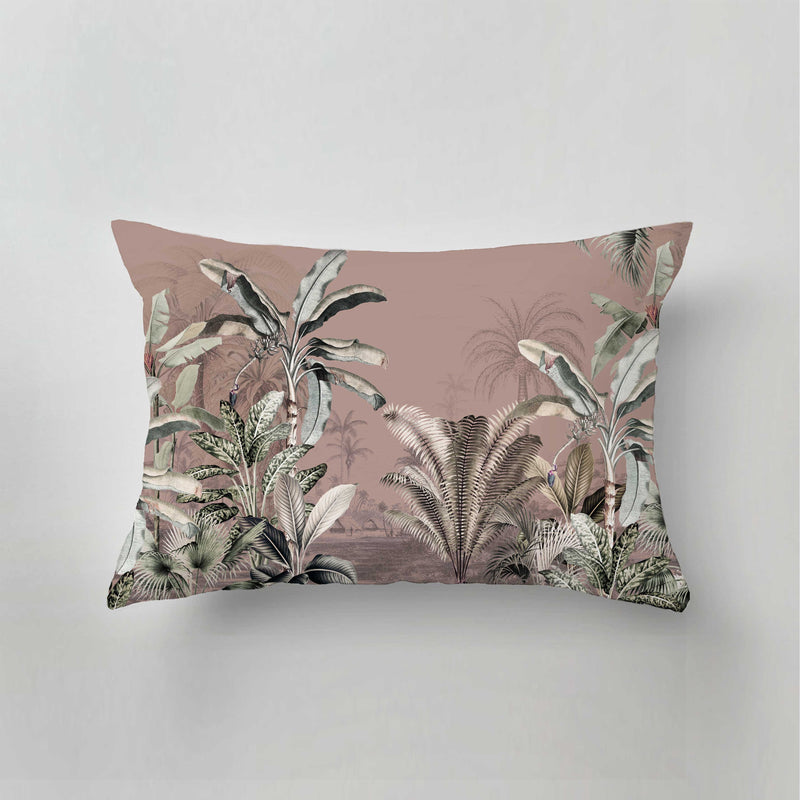 Indoor Pillow - DREAMY JUNGLE - DARK BLUSH