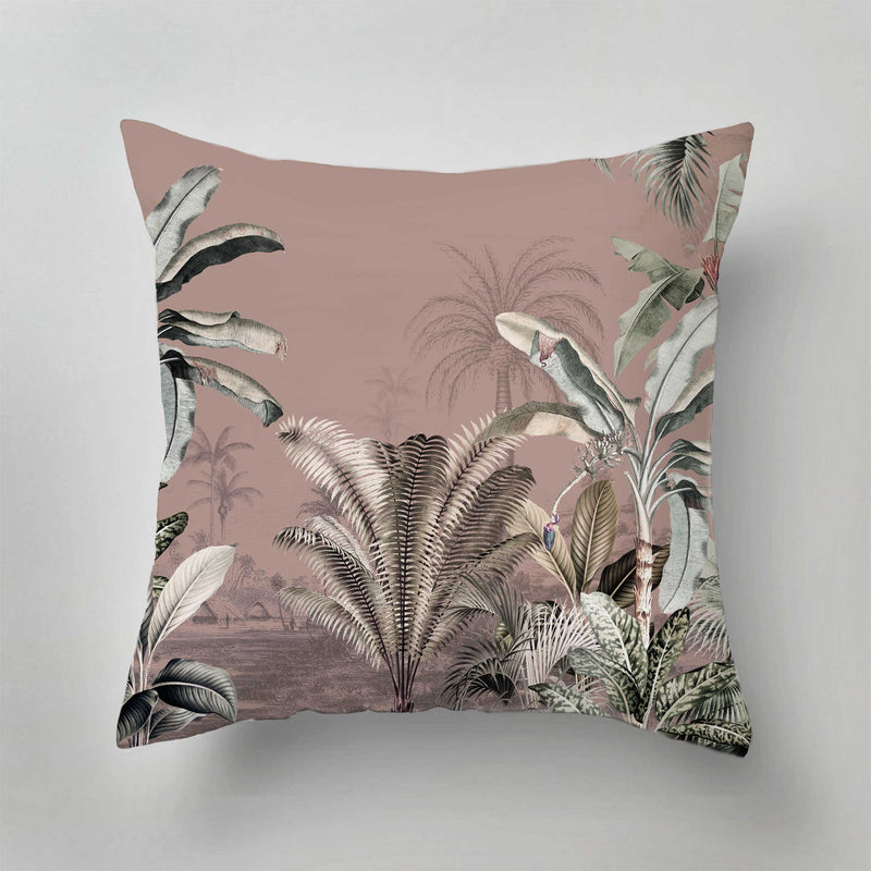 Indoor Pillow - DREAMY JUNGLE - DARK BLUSH