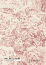 Échantillon de papier peint - Aigle et serpent