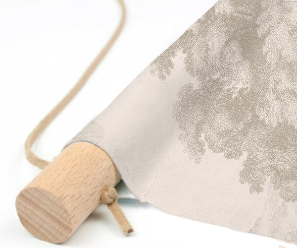 Textielposter - Engraved beige