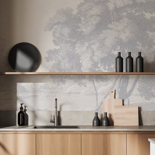 Landscape Wallpaper - Engraved