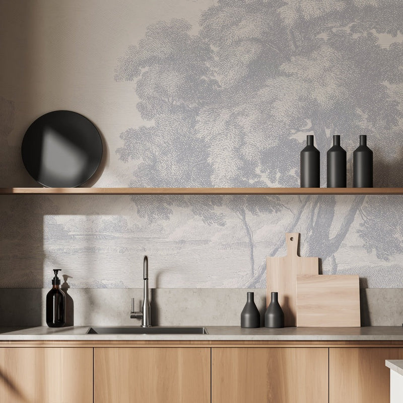 Landscape Wallpaper - Engraved