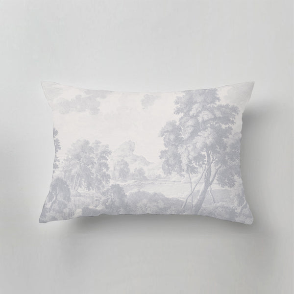 Outdoor Pillow - Engraved Blue