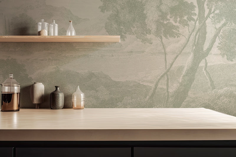 Landscape Wallpaper - Engraved