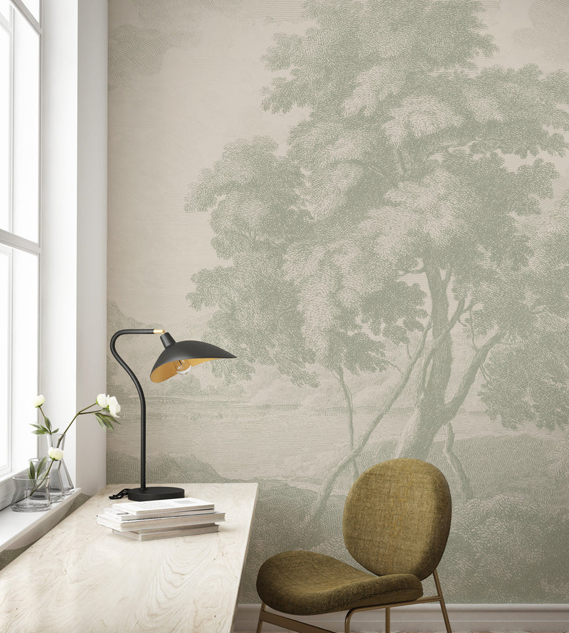 Landscape Wallpaper - Engraved
