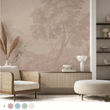 Behang Engraved Terra 427cm breedte x 304 cm hoogte - Textiel Look - tweede kans