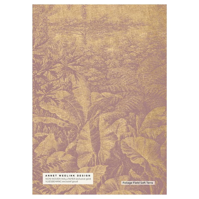Gold Behang - Foliage Field