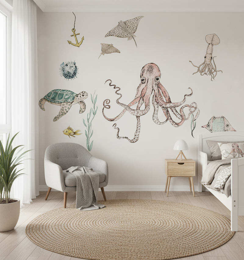 Wall Decal Set - Underwater Wonders