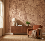 Orient Tapestry - Grasscloth Wallpaper