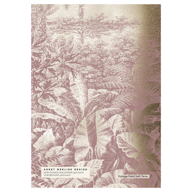 Gold Behang - Foliage Field