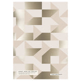 Gold Behang - Guby Cubes