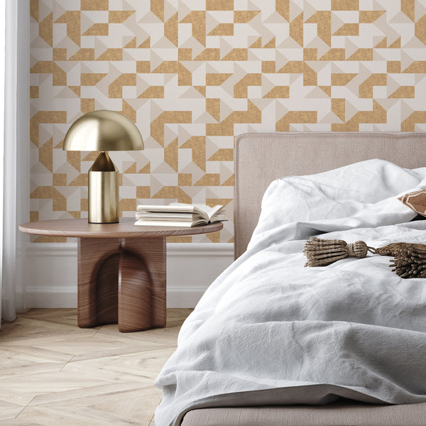 Gold Wallpaper - Guby Cubes