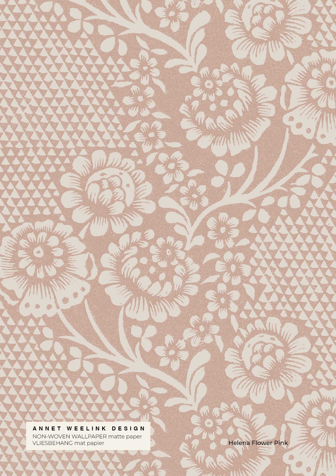 Sampling Flower Wallpaper Sample - Helena Flower | High-Quality Designer Wallpaper ...