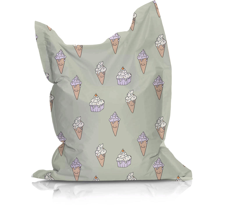 Pouf - Ice Cream Green