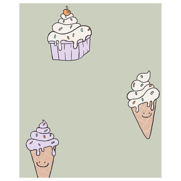 Muestra de papel pintado - Ice Cream