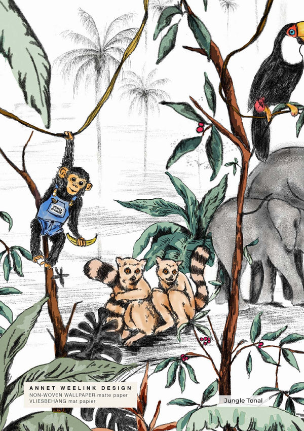 Muestra de papel pintado - Jungle