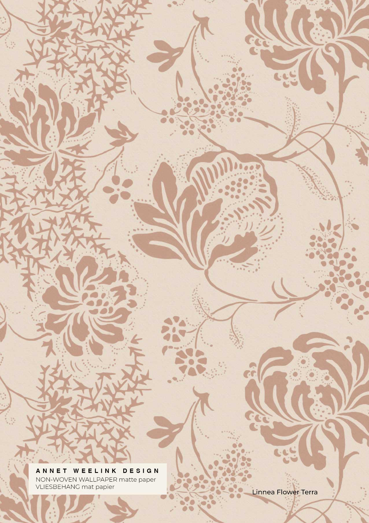 Wallpaper Sample - Linnea Flower | High-Quality Designer Wallpaper ...