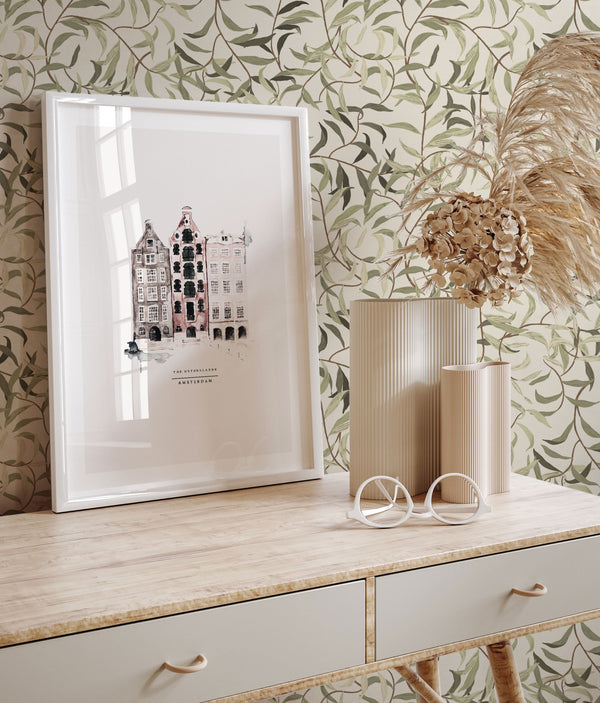 Muestra de papel pintado - Lola Leaves