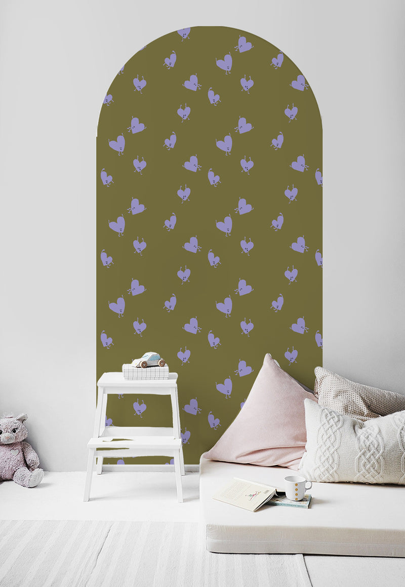 Peel and Stick Arch Wallpaper Decal - Love Drop