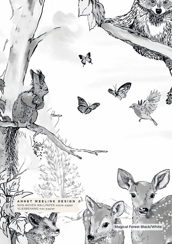 Muestra de papel pintado - Magical Forest