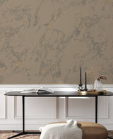Gold Behang - Marly Marble