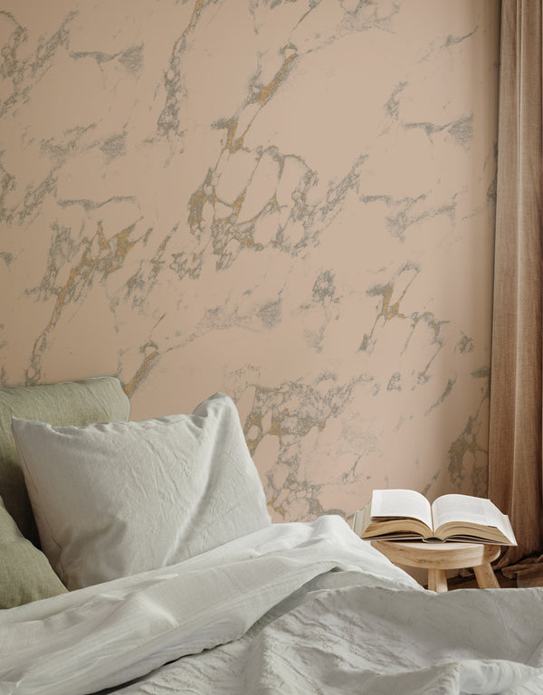 Gold Wallpaper - Marly Marble