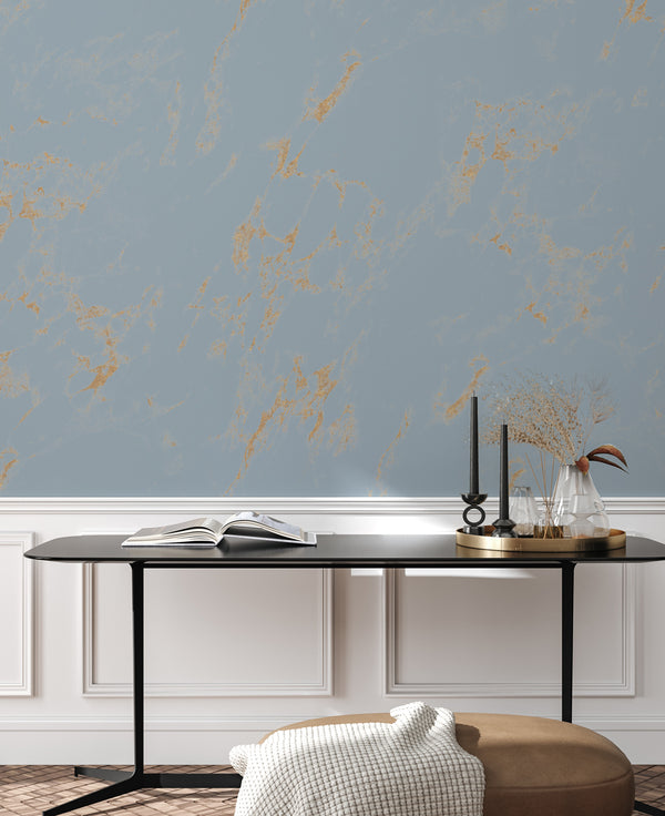 Gold Wallpaper - Marly Marble
