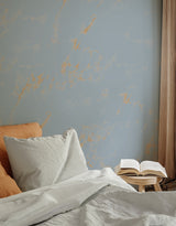 Gold Behang - Marly Marble