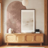 Peel and Stick Arch Wallpaper Decal - misty dreamwood