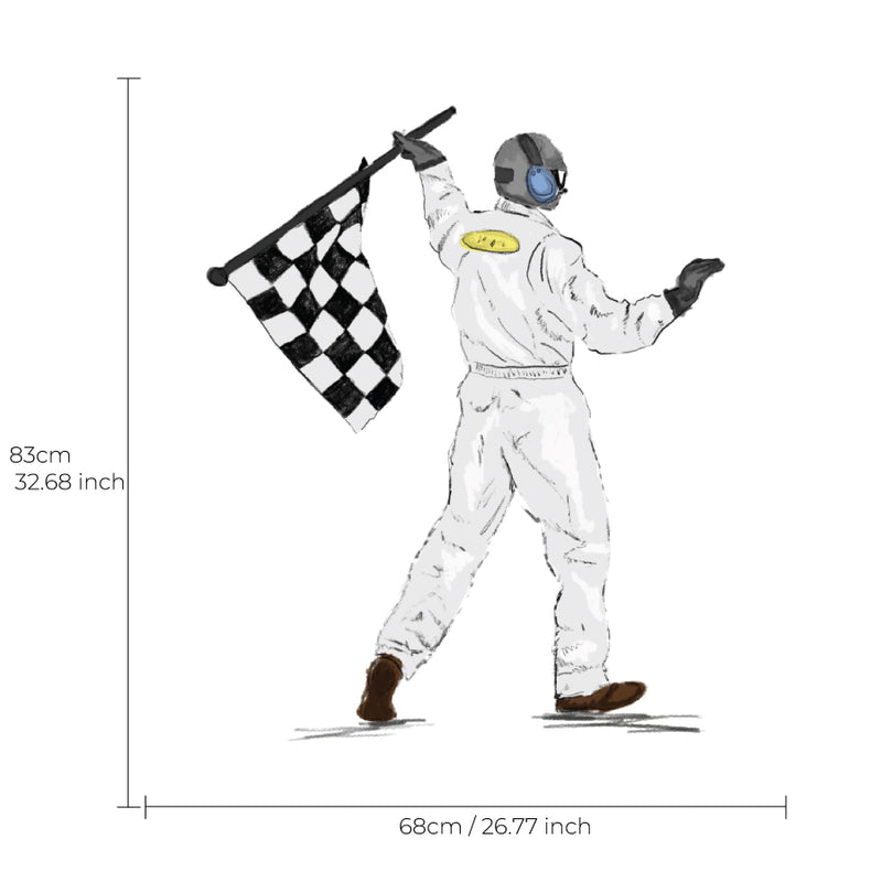 Wandsticker - Monaco Man