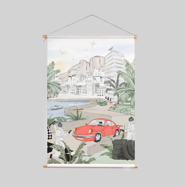 Textielposter - MONACO