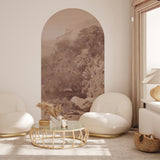 Peel and Stick Arch Wallpaper Decal - Mountain Peaks