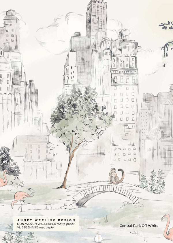 Muestra de papel pintado - Central Park