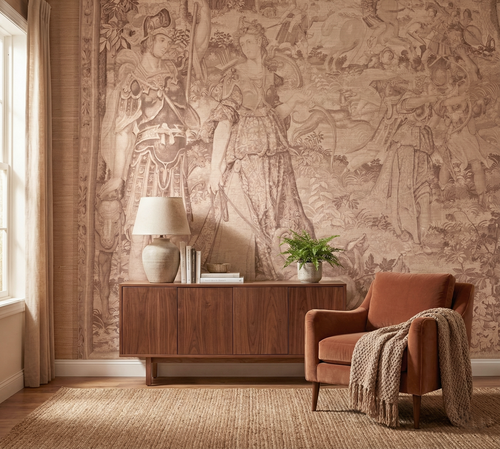 Orient Tapestry| Grasscloth | High Quality | Sus tainable