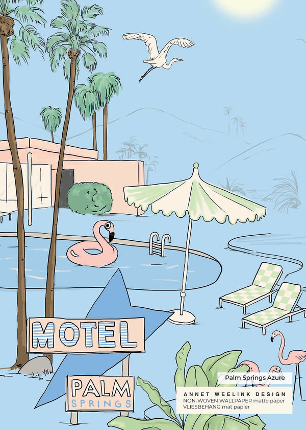 Muestra de papel pintado - Palm Springs