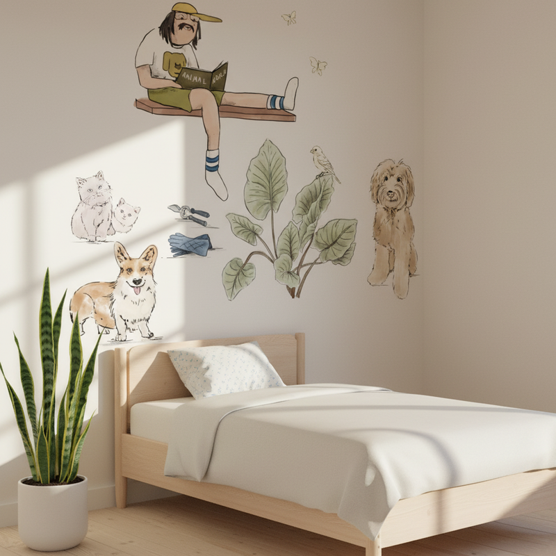 Wall Decal Set - Pet's Picnic