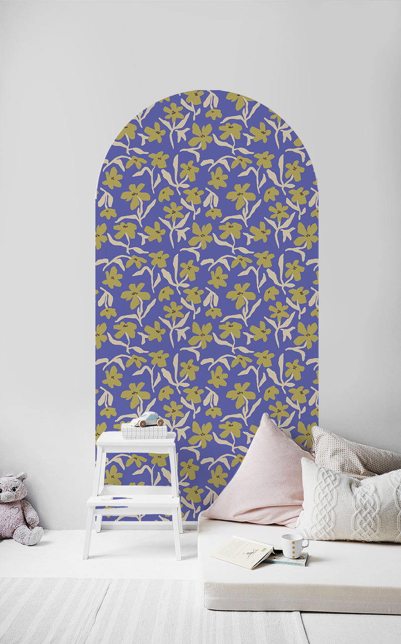 Peel and Stick Arch Wallpaper Decal - Petal Pop