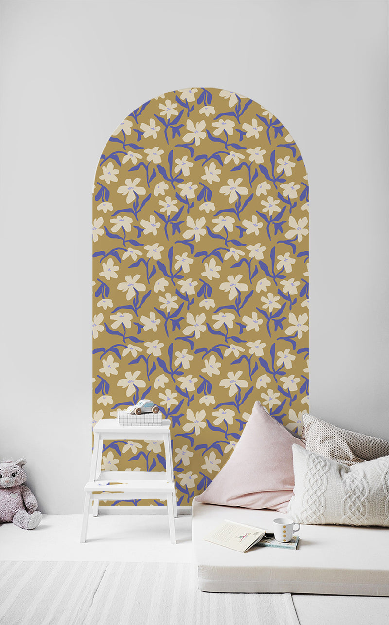 Peel and Stick Arch Wallpaper Decal - Petal Pop
