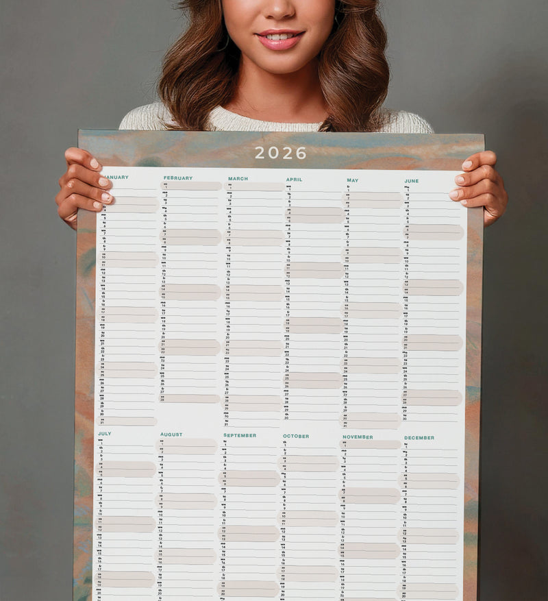 Planificateur Annuel 2026 - Desert Shade Terra