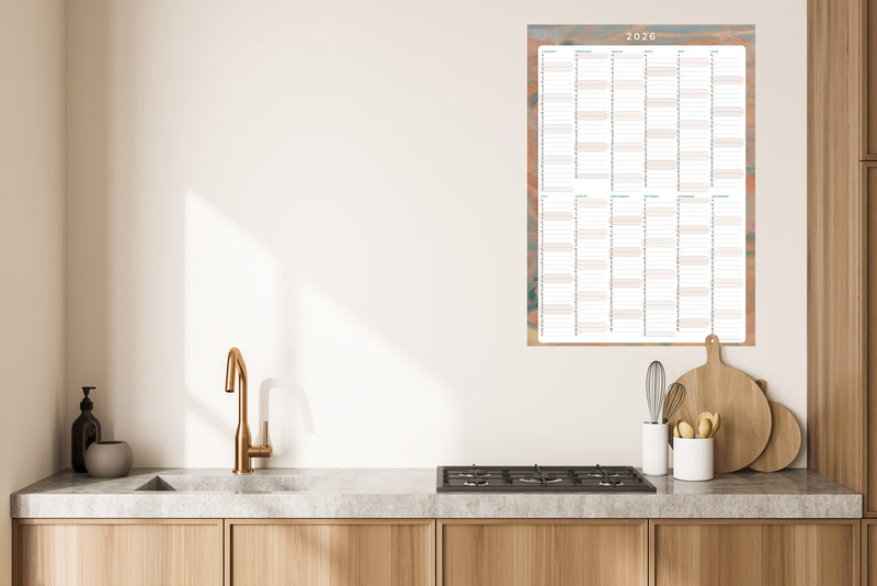 Planificateur Annuel 2026 - Desert Shade Terra