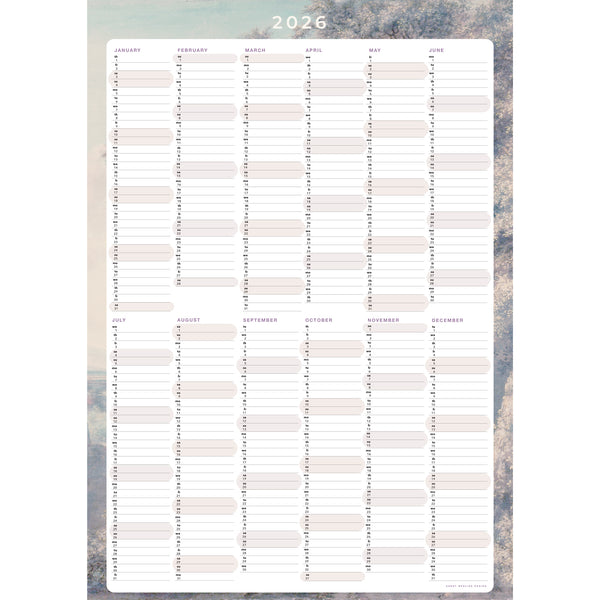 Yearly Planner 2026 - Dutch Master Blue
