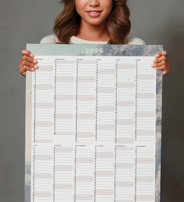Yearly Planner 2026 - Dutch Master Blue