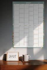 Yearly Planner 2027 - Lush Eden Teal