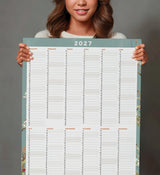 Yearly Planner 2027 - Lush Eden Teal