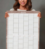 Yearly Planner 2027 - Woven Woodlands Soft Terra
