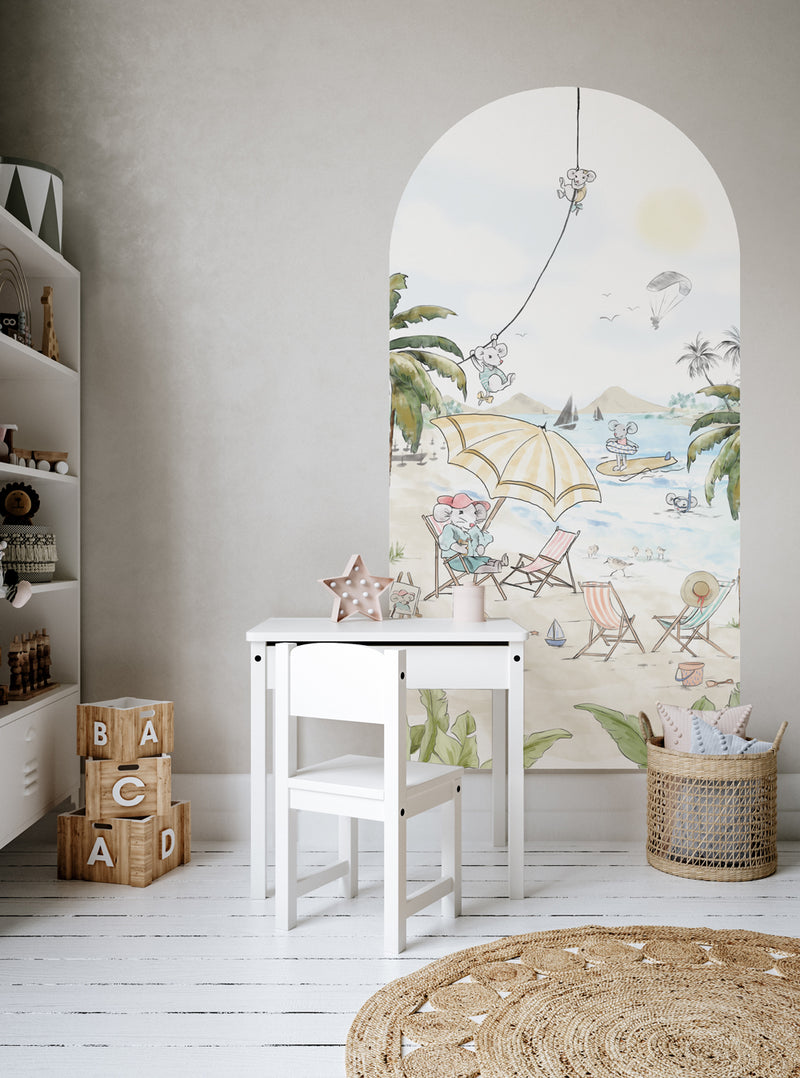 Peel and stick Arch Wallpaper Decal - Playa