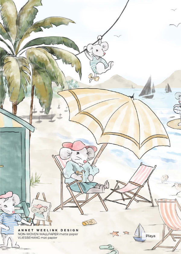 Muestra de papel pintado - Playa